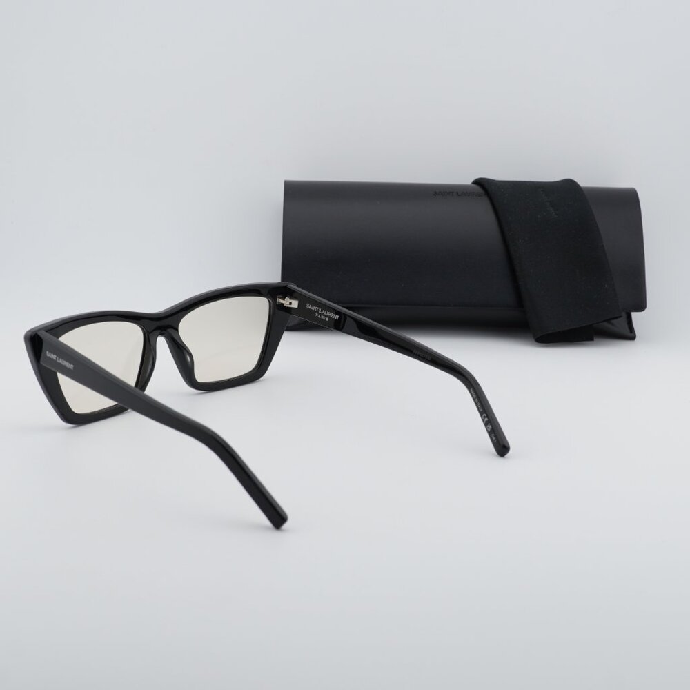 Saint Laurent SL 276 MICA 038 Sunglasses - Shiny Black/Yellow - Picture 10 of 10